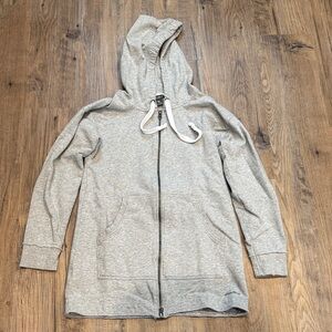 Eddie Bauer Gray Zip-Up Hoodie with Pockets